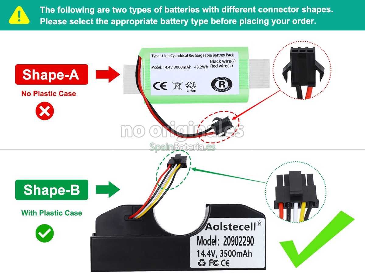 Batería para Cecotec CONGA 2290