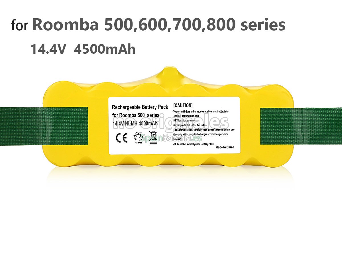 2500mAh 14.4V Ni-MH Aspirador Batería para iRobot Roomba Aspirador
