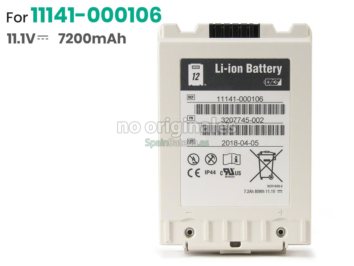 Batería para Physio Control LIFEPAK 12