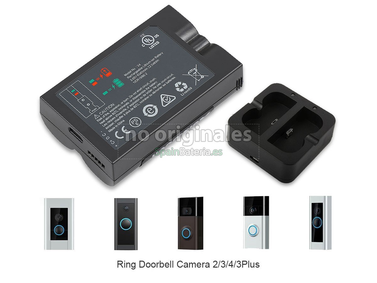 Batería para Ring DOORBELL 4 WIRELESS DOORBELL WITH CAMERA